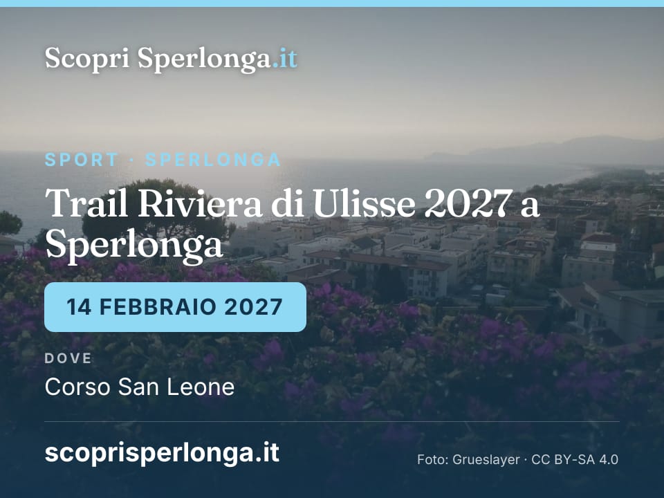 Trail Riviera di Ulisse 2027 a Sperlonga: 14 febbraio